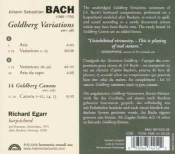 2CD Johann Sebastian Bach: Goldberg Variations, 14 Canons 241823