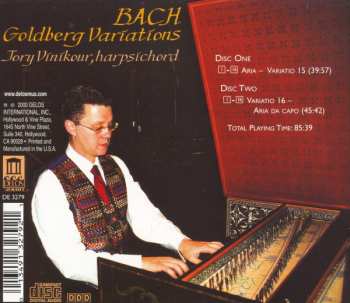 2CD Johann Sebastian Bach: Goldberg Variations 259588