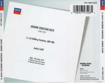 CD Johann Sebastian Bach: J. S. Bach: Goldberg Variations 45288