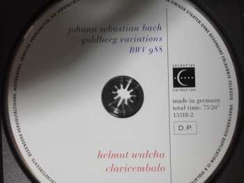 CD Johann Sebastian Bach: Goldberg Variations BWV 988 314425