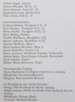 LP Johann Sebastian Bach: Gott Ist Mein König BWV 71 / Lobe Den Herren BWV 137 / Nun Danket Alle Gott BWV 192 (Kantaten) 524687