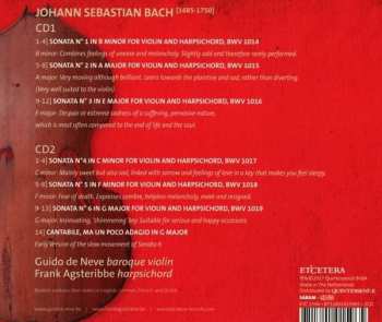 2CD Johann Sebastian Bach: Sonatas For Violin And Harpsichord 488363