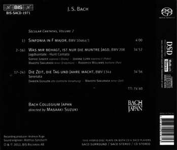 SACD Johann Sebastian Bach: Hunt Cantata - BWV 208 / BWV 134a 281466