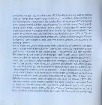 CD Johann Sebastian Bach: Inventionen Und Sinfonien / Französische Suite V 155499