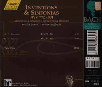 CD Johann Sebastian Bach: Inventions & Sinfonias BWV 772-801 357197