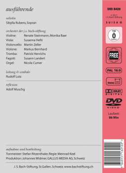 DVD Johann Sebastian Bach: Jauchzet Gott In Allen Landen BWV 51 235237