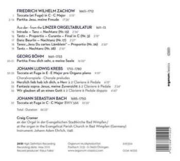 CD Johann Sebastian Bach: Johann Adam Ehrlich-Orgel 1748 450214