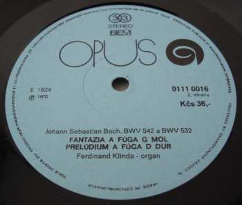 LP Johann Sebastian Bach: Johann Sebastian Bach 410432