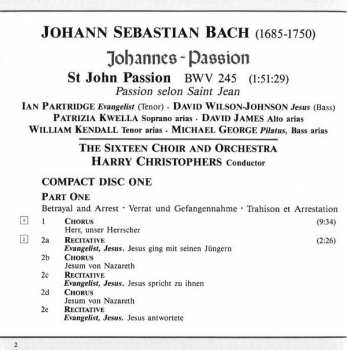 2CD Johann Sebastian Bach: Johannes Passion 316068