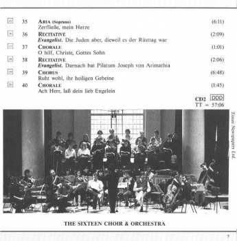 2CD Johann Sebastian Bach: Johannes Passion 316068