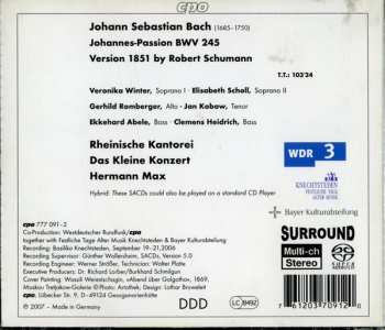 2SACD Johann Sebastian Bach: Johannes-Passion 116982