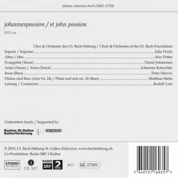2CD Johann Sebastian Bach: Johannes-Passion 295030
