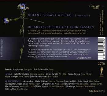 2CD Johann Sebastian Bach: Johannes-Passion (2nd Version 1725) 114841