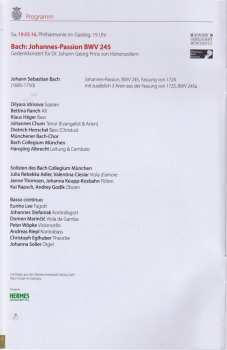 DVD Johann Sebastian Bach: Johannes-Passion, BWV 245 - Fassung Von 1724 Mit Zusätzlich 3 Arien Aus Der Fassung von 1725, BWV 245a 440032