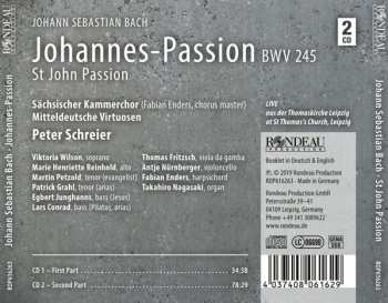 2CD Johann Sebastian Bach: Johannes-Passion / St John Passion 426848