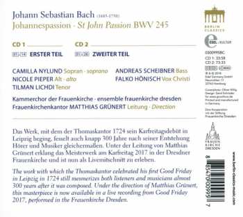 2CD Johann Sebastian Bach: Johannespassion 271837