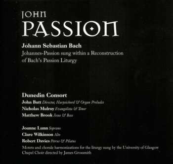 2CD Johann Sebastian Bach: John Passion (Reconstruction Of Bach's Passion Liturgy) 292945