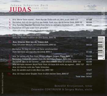 CD Johann Sebastian Bach: Judas - Arias And Recitatives 457392
