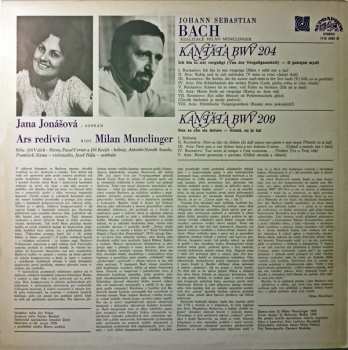 LP Johann Sebastian Bach: Kantáta BWV 204 Ich Bin In Mir Vergnügt / Kantáta BWV 209 Non Sa Che Sia Dolore 119437