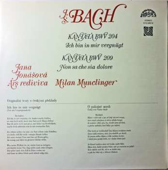 LP Johann Sebastian Bach: Kantáta BWV 204 Ich Bin In Mir Vergnügt / Kantáta BWV 209 Non Sa Che Sia Dolore 119437