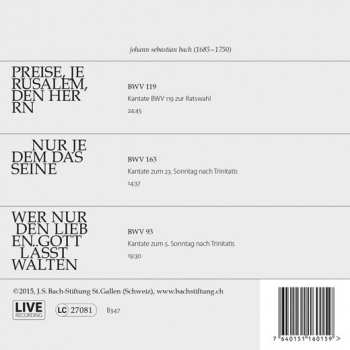CD Johann Sebastian Bach: Kantaten N° 14 156293