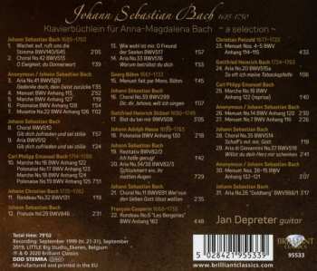 CD Johann Sebastian Bach: Klavierbüchlein Für Anna-Magdalena Bach 1725 441174