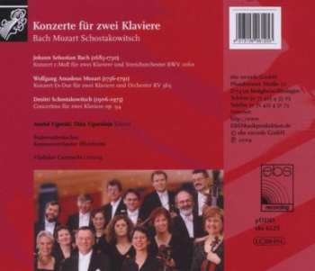 CD Johann Sebastian Bach: Konzerte Für Zwei Klaviere 176810