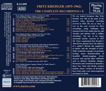CD Johann Sebastian Bach: Kreisler, The Complete Recordings • 8 320752