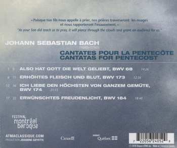 CD Johann Sebastian Bach: La Pentecôte Cantates 68 :: 173 :: 174 :: 184 318136