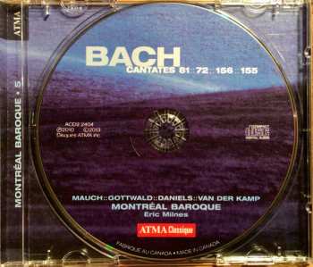 CD Johann Sebastian Bach: L’Epiphanie Bach Cantates 81:: 72:: 156:: 155 440682