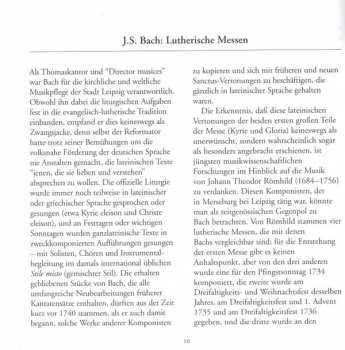 CD Johann Sebastian Bach: Lutheran Masses, Volume One 308003