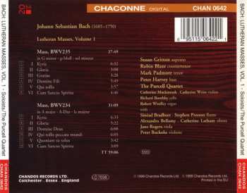 CD Johann Sebastian Bach: Lutheran Masses, Volume One 308003