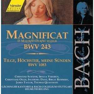 Album Johann Sebastian Bach: Magnificat BWV 243 / Tilge, Höchster, Meine Sünden BWV 1083
