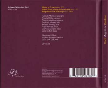 CD Johann Sebastian Bach: Magnificat In E Flat · Missa In F 98842
