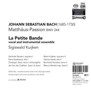 3CD Johann Sebastian Bach: Matthäus-Passion BWV 244 446368