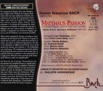 3CD/Box Set Johann Sebastian Bach: Matthäus-Passion • St Matthew Passion • Passion Selon Saint Matthieu 94019