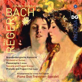 4CD/Box Set Johann Sebastian Bach: Brandenburgische Konzerte / Orchestral Suites / Passacaglia C Minor / Toccata And Fugue D Minor / Prelude And Fugue E Flat Major 486569