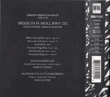 2CD Johann Sebastian Bach: Mass In B Minor LTD | NUM 115667