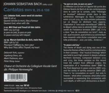 CD Johann Sebastian Bach: Mit Fried Und Freud - Cantatas BWV 8, 125, 138 266645