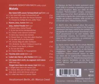 2CD Johann Sebastian Bach: Motets 253361