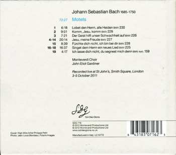 CD Johann Sebastian Bach: Motets 332344