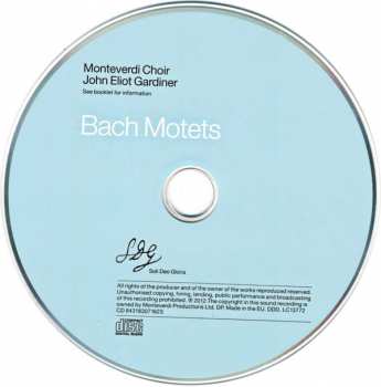 CD Johann Sebastian Bach: Motets 332344