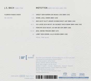 SACD Johann Sebastian Bach: Motetten 299781