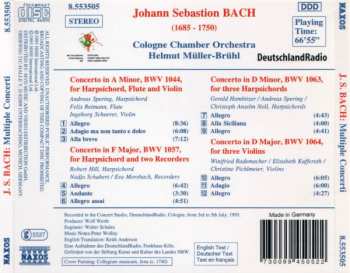 CD Johann Sebastian Bach: Multiple Concerti 328829