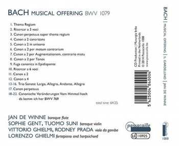 CD Johann Sebastian Bach: Musical Offering BWV 1079 314213