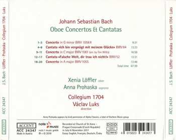 CD Johann Sebastian Bach: Oboe Concertos Et Cantatas 25907
