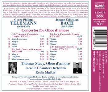 CD Johann Sebastian Bach: Oboe D'Amore Concertos 114239