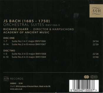 2CD Johann Sebastian Bach: Orchestral Suites 228020