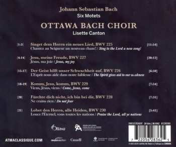 CD Johann Sebastian Bach: Six Motets 483946