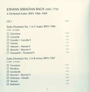 2CD Johann Sebastian Bach: 4 Orchestral Suites 326866